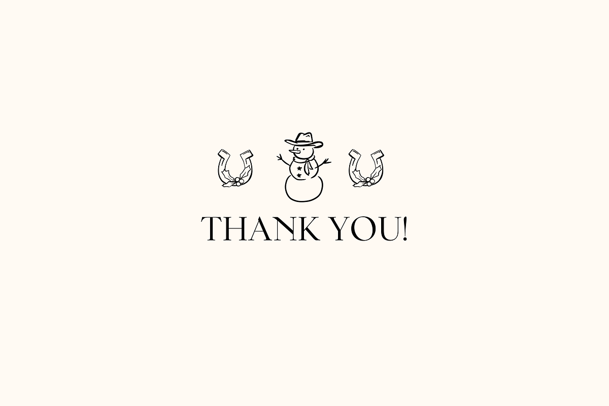 Cowboy Christmas Illustrations, a Seasonal Illustration by Kellie Lynn Media (Photo 6 of 6)