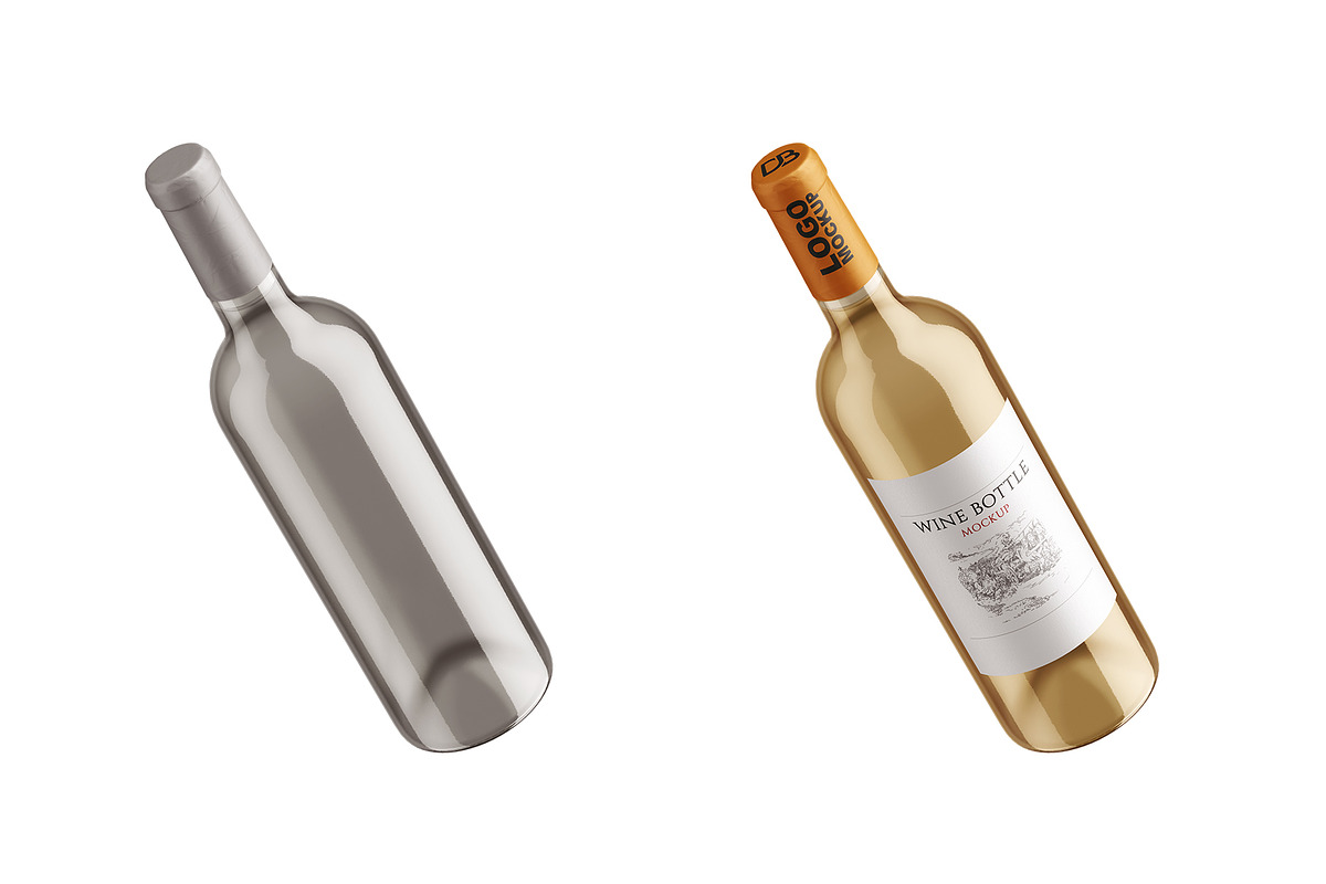 Wine Bottle Mockup, a Product Mockup by mockupbuys (Photo 3 of 10)