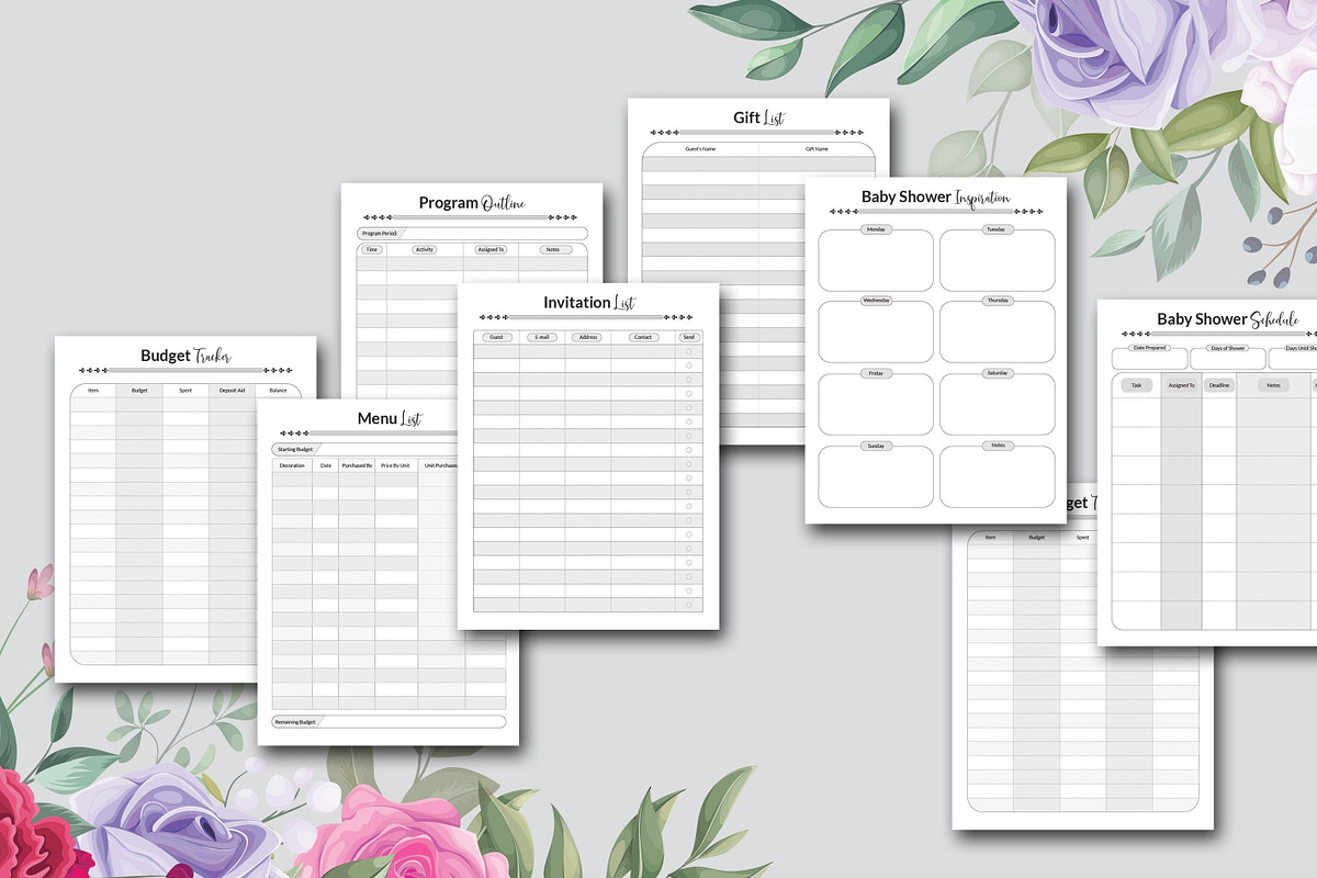 Baby Shower Planner, a Stationery Template by design_hut (Photo 3 of 3)