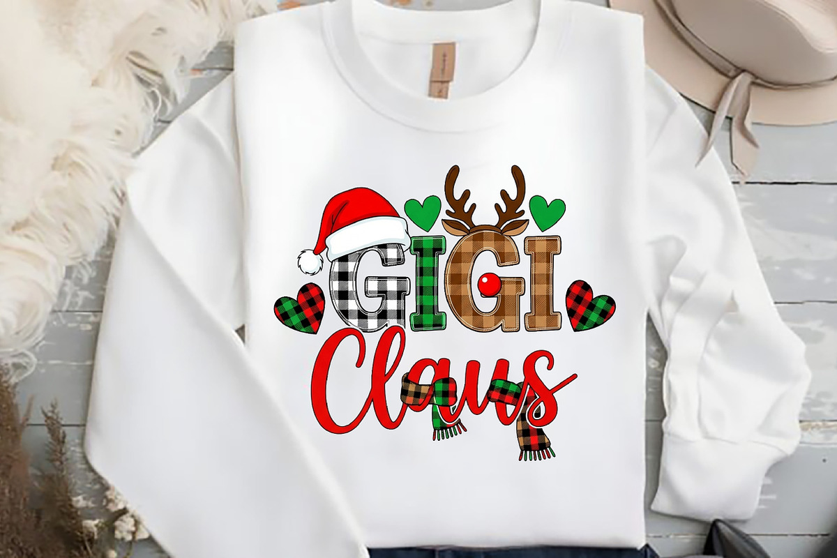 Christmas Gigi Claus PNG, an Illustration by Black Bird Studio (Photo 2 of 4)