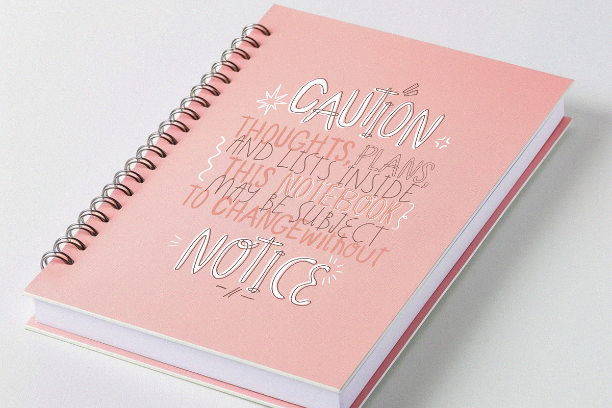 Joyful Diary | Playful Handwriting, a Handwritten Font by AnMark (Photo 12 of 14)