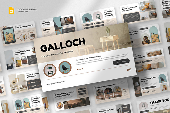 Furniture & Interior Google Slides preview 6