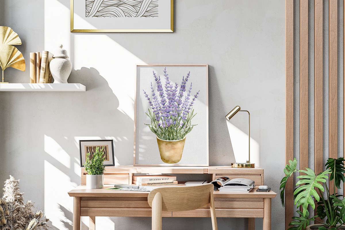 In Violet Watercolor Set, a Decorative Illustration by Aurella Art (Photo 6 of 17)