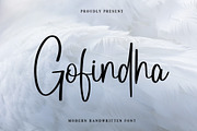 Gofindha, a Handwritten Font by FreshTypeINK (Thumbnail 1 of 7)