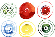 Vector watercolor blots, an Illustration by My art shop (Thumbnail 2 of 4)