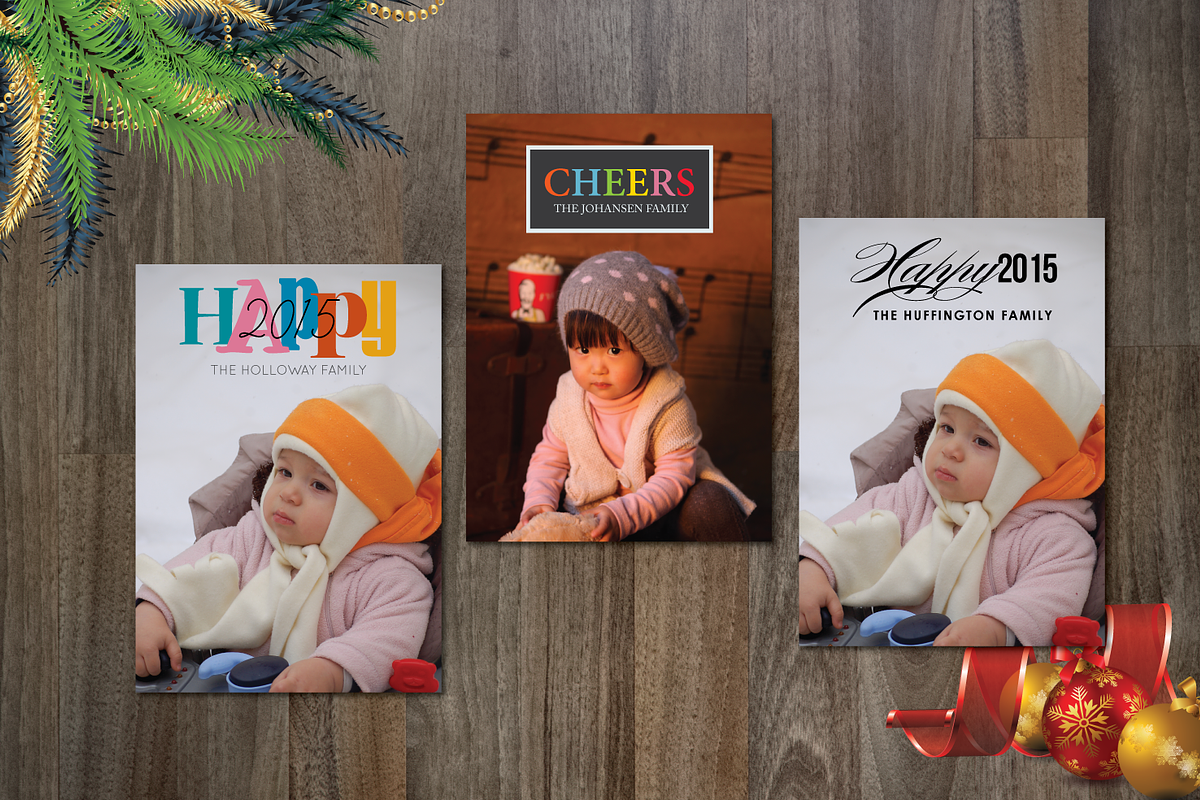9 New Year Cards (Black Friday Sale), a Card Template by aticnomar (Photo 3 of 5)