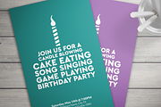 Birthday Invitations, an Invitation Template by Designs by Justin Lynch (Thumbnail 1 of 5)