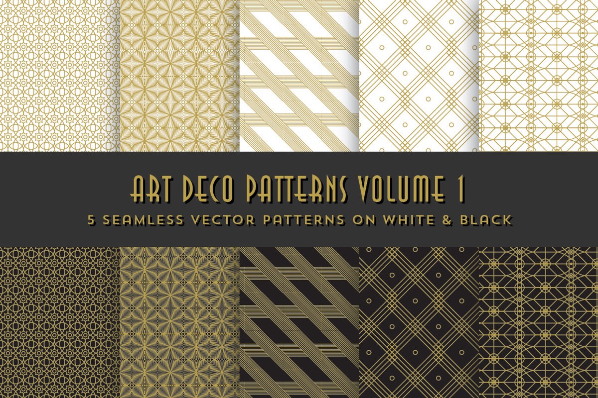 Art Deco Patterns Volume 1