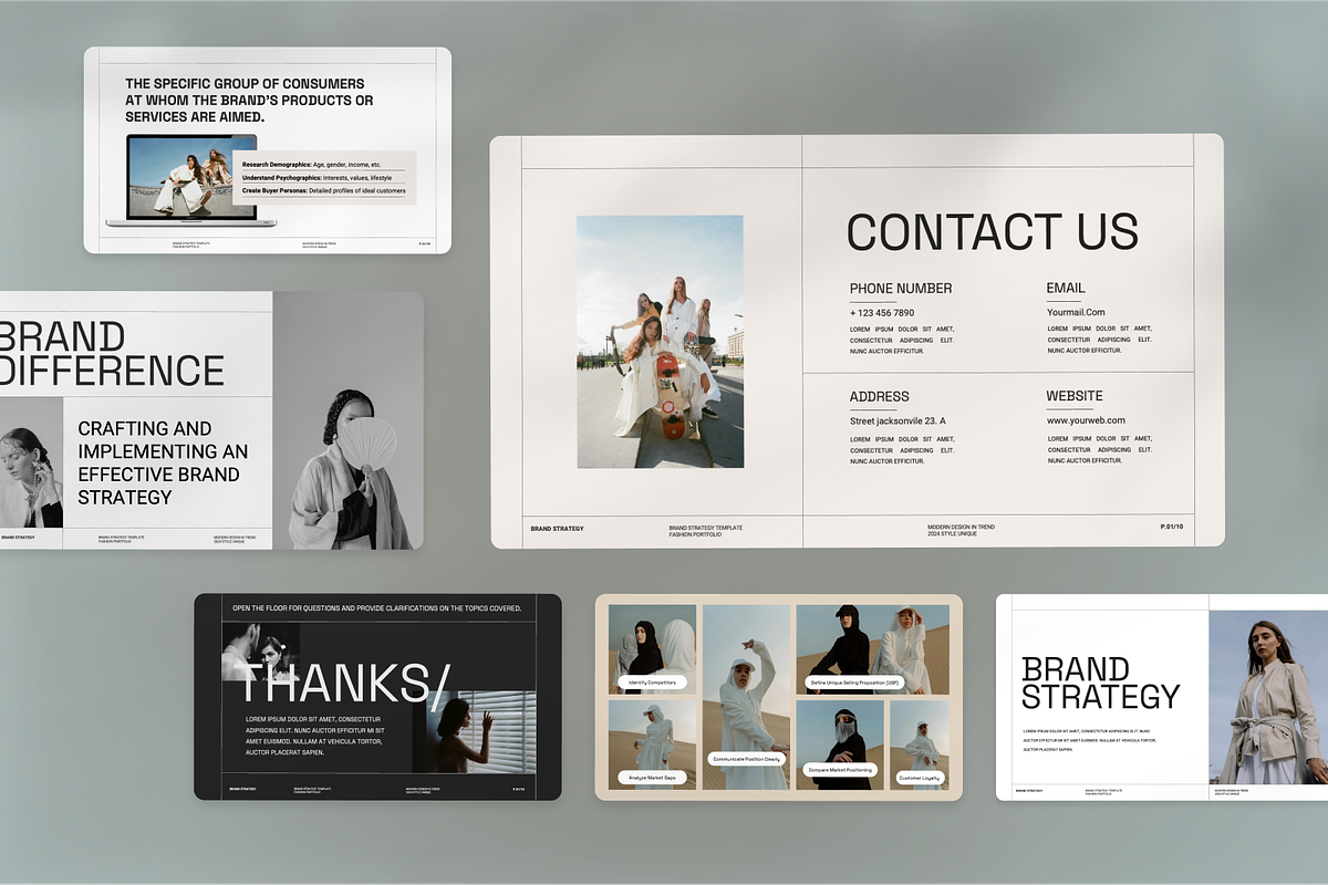 Brand Strategy Guide PowerPoint, a Presentation Template by SquidPixey (Photo 7 of 7)