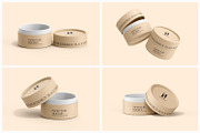 Kraft Cylinder Paper Tube Mockup, a Packaging Mockup by Ram Studio LLC (Thumbnail 3 of 12)