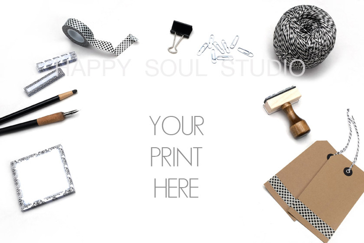 Styled Desktop Product Photo, a Product Mockup by Happy Soul Studio