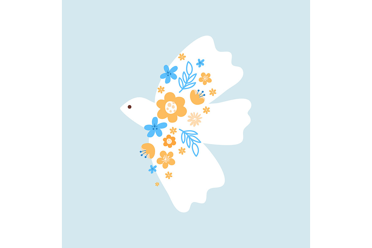 Vector Dove of Peace, an Object Graphic by HappyStories