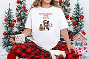 Christmas Dog Collie Hand Drawn PNG, an Illustration by DreamArtGraphic (Thumbnail 5 of 6)