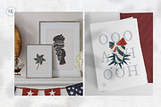 Hand-Drawn America's 250th Images, a Seasonal Illustration by H&C Drawings & Designs (Thumbnail 8 of 15)