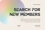 Genflox Futuristic Font Typeface, a Sans Serif Font by Graphicxell (Thumbnail 2 of 15)