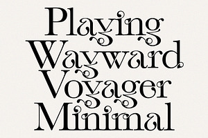 Vineyard - Serif Typeface