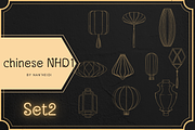 110 Chinese NHD 01 Procreate brushes, a Brush Add-On by Nan'Heidi (Thumbnail 6 of 9)
