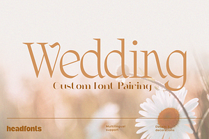 Dreamy Wedding Font Duo