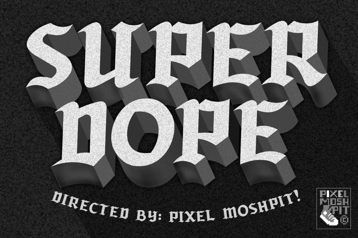 Ole Ingrish Font preview 3