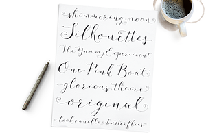 Fashionista Modern Calligraphy