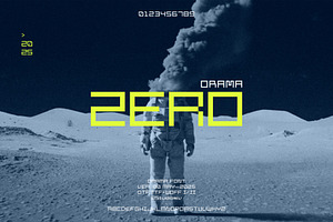 Zero Orama - Square Pixel Font