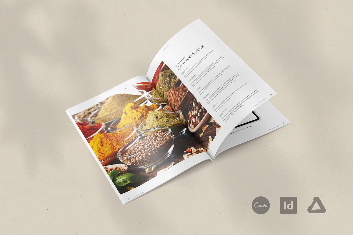 Cook- and Recipebook / Canva + Indd, a Brochure Template by Imagination Area (Photo 20 of 23)