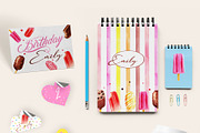Watercolor ice-cream, an Object Graphic by Anastasia Timosch (Thumbnail 5 of 6)