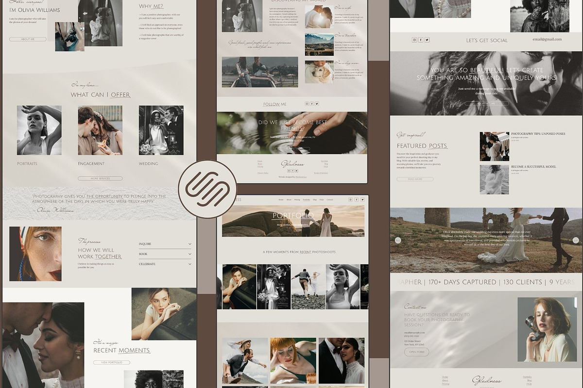 SquareSpace Website Template Photo, a Squarespace Template by Almadrava (Photo 2 of 10)