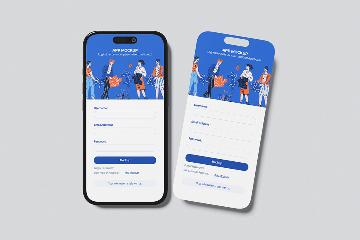 High Quality App Mockup, an iPhone Mockup by swsi-studio (Photo 2 of 5)