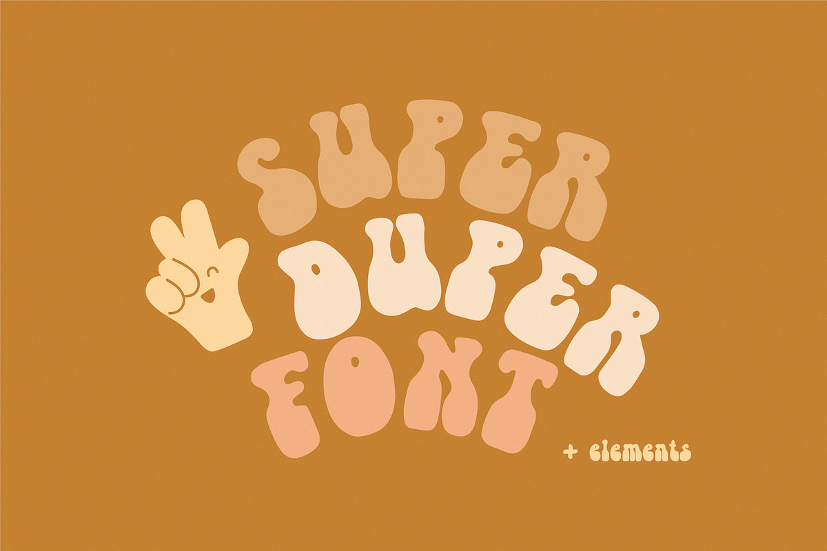 Super Duper | Handwritten font, a Font by JuliaVolkova (Photo 1 of 9)