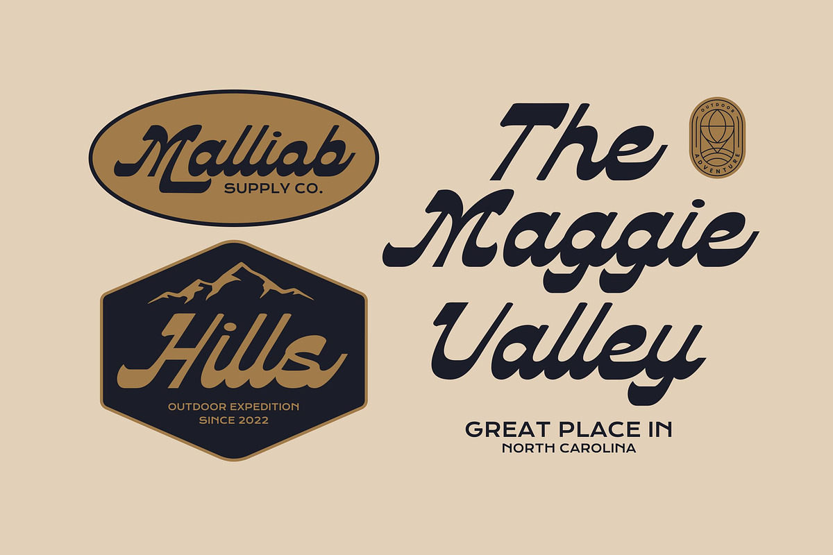 Medusa Allos - Script Vintage Font, a Handwritten Font by Imoodev (Photo 4 of 5)