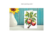 Watercolor Fruit Tree Branches Set 1, an Object Graphic by Kat's Artful Creations (Thumbnail 8 of 9)