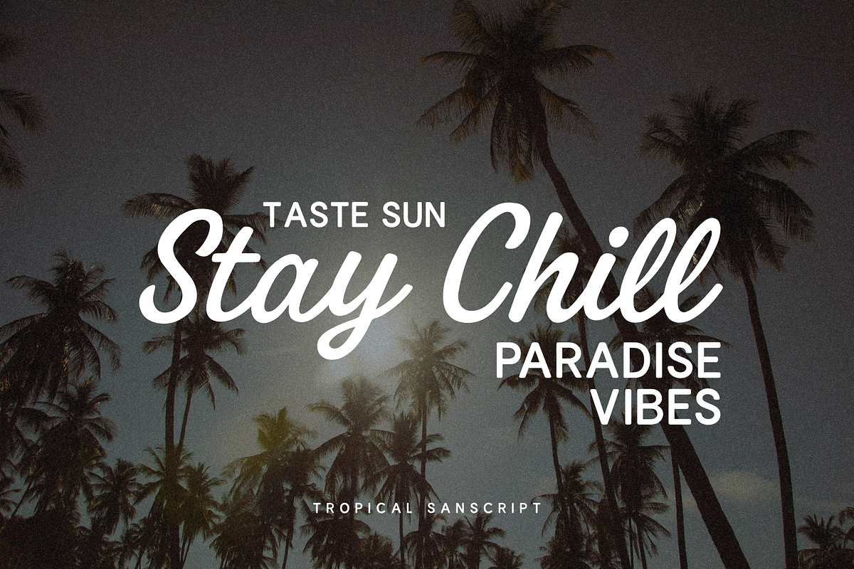 Tropica Marisol – Duo Typeface, a Script Font by Creacy Studio (Photo 3 of 10)