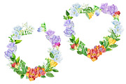 Freesia. Watercolor collection, a Decorative Illustration by Watercolor fantasy (Thumbnail 3 of 7)