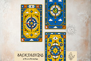 Sunny Doodle Yellow Tarot Cards, a Decorative Illustration by ThatsDesignArt (Thumbnail 6 of 10)