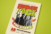 Indie Rock Music Party Flyer, a Flyer Template by megarez (Thumbnail 3 of 3)