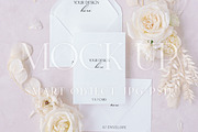 Invite card mockup - Purity 6, a Product Mockup by The Amore Vault (Thumbnail 2 of 2)