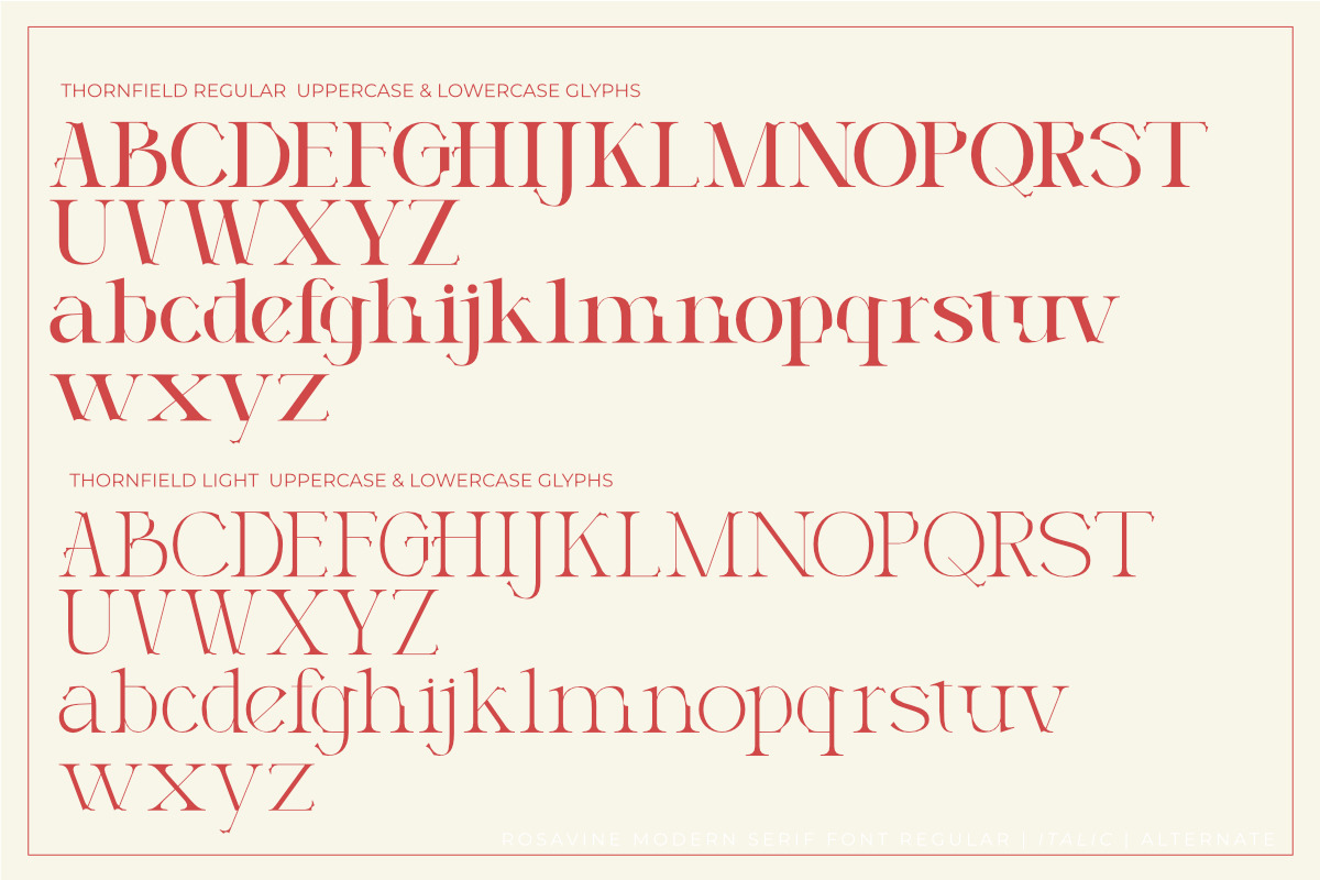 Thornfield, a Serif Font by Lettramina Studio (Photo 8 of 9)