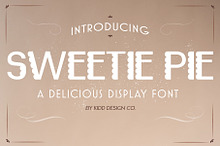 Sweetie Pie Crinkle Cut Display Font