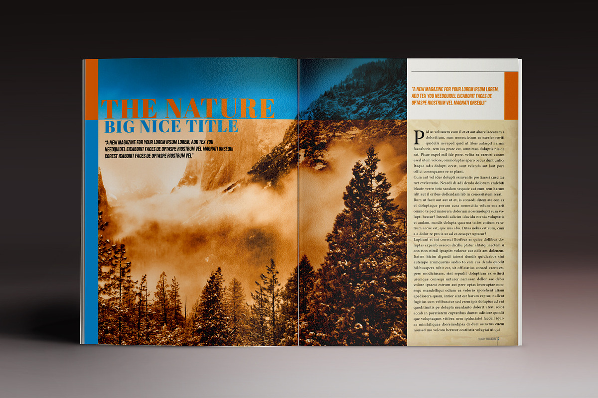 Classy MGZ, a Magazine Template by Luuqas Design (Photo 4 of 12)