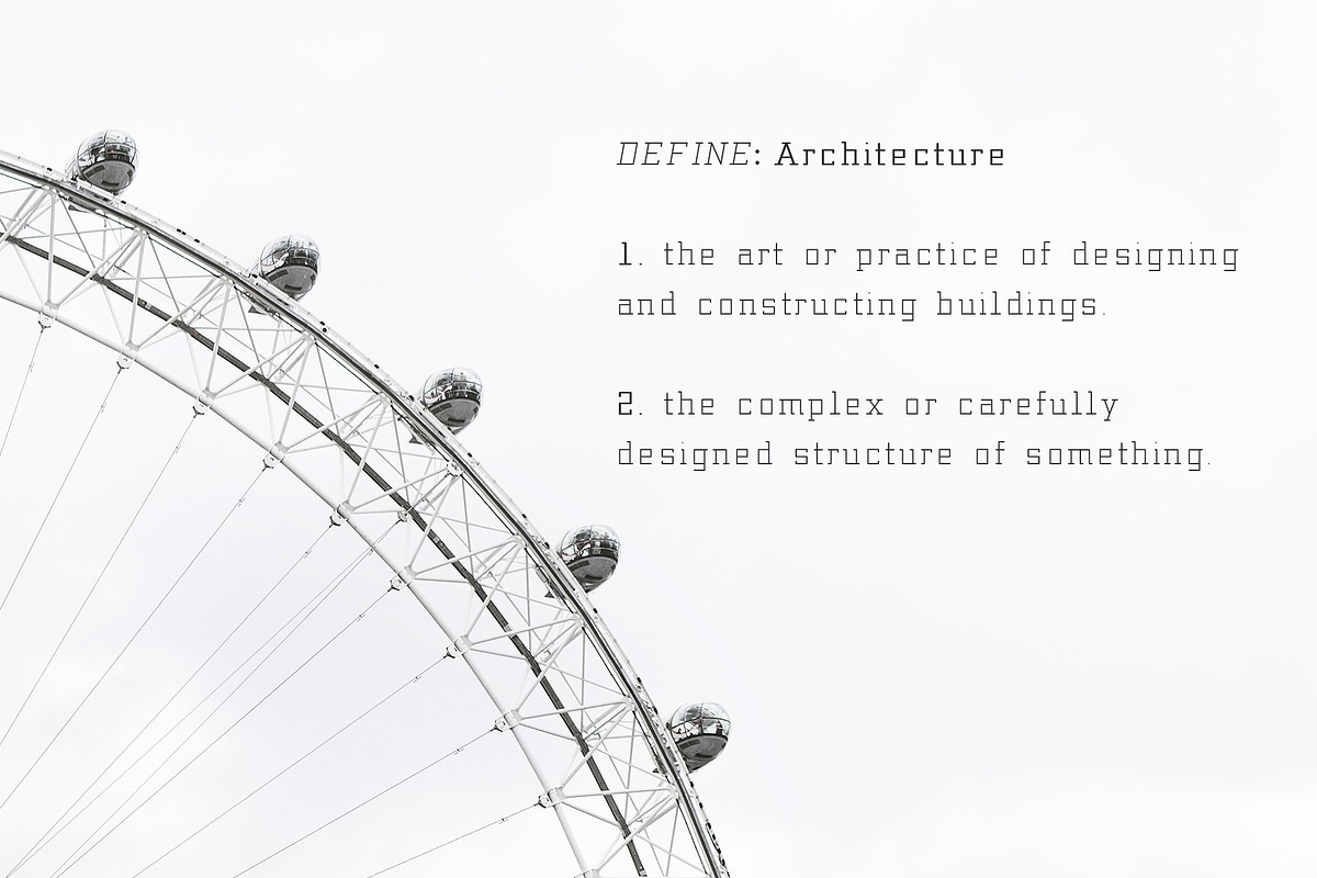 Architect - Geometrical Typeface preview 2