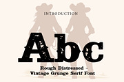 Rough Distressed, a Serif Font by Wow Magic (Thumbnail 2 of 3)