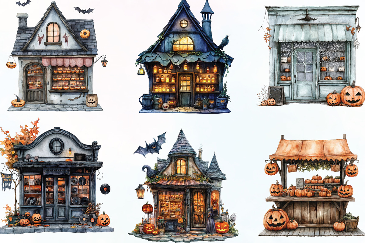 Halloween Storefront Sublimation, an Illustration by CraftArtStudio (Photo 2 of 6)