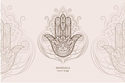Mandala. Vector illustration., a Decorative Illustration by Anastasiia_Dzhioeva (Thumbnail 1 of 2)