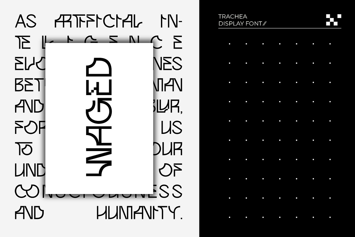 Trachea - Sans Serif Display Font, a Sans Serif Font by Brainwaves.Studio (Photo 5 of 9)