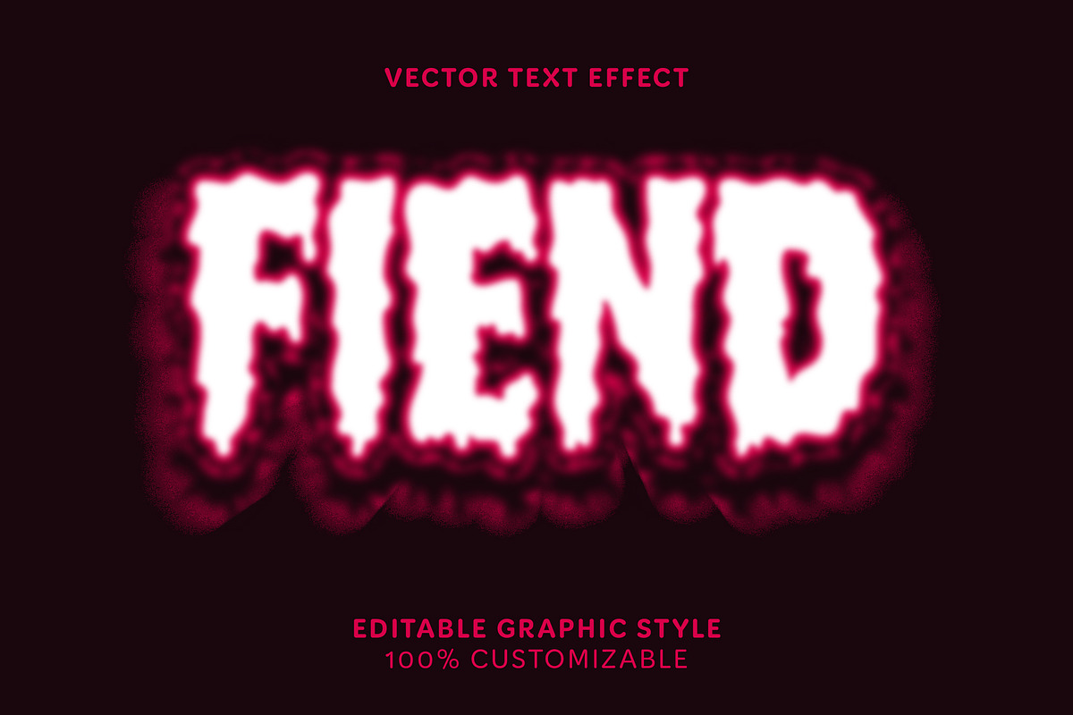 Glowing Horror Text Effect preview 3