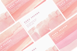 Watercolor Backgrounds - Blush