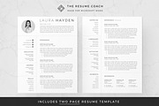 Resume Template / CV, a Resume Template by TheResumeCoach (Thumbnail 2 of 8)