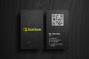 Food Love Business Cards, a Business Card Template by Rafael Oliveira (Thumbnail 4 of 5)