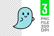 Ghost Silhouette Vector Pack, an Object Graphic by Artonix (Thumbnail 3 of 3)